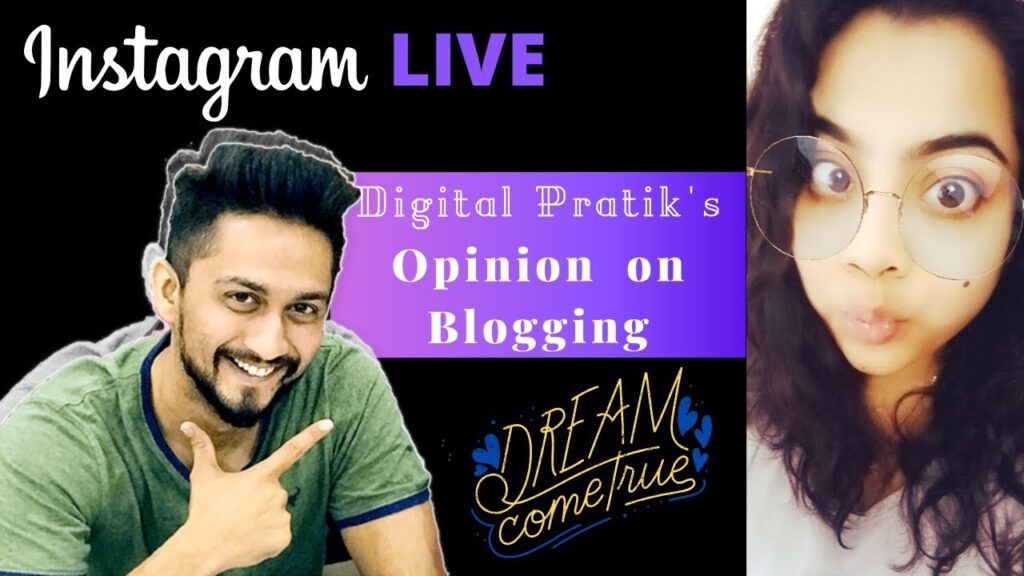 Is blogging really dead? Watch Digital Pratik's Reply | Instagram Live | Sampriti Roy