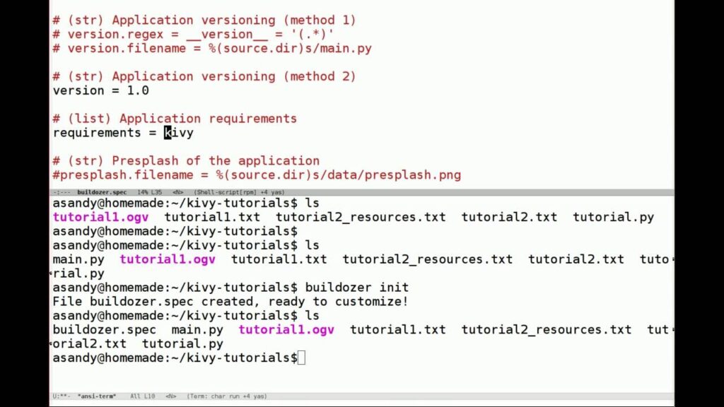 Kivy crash course 2: Building an android apk