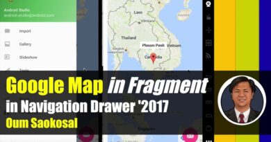Latest Android App Development: Google Map in Fragment in Navigation Drawer, SupportMapFragment
