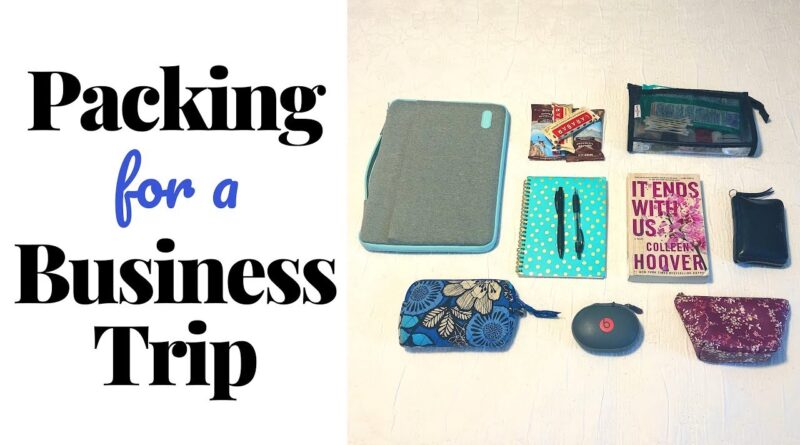 PACK WITH ME | Packing for a Business Trip | Kathryn Mary
