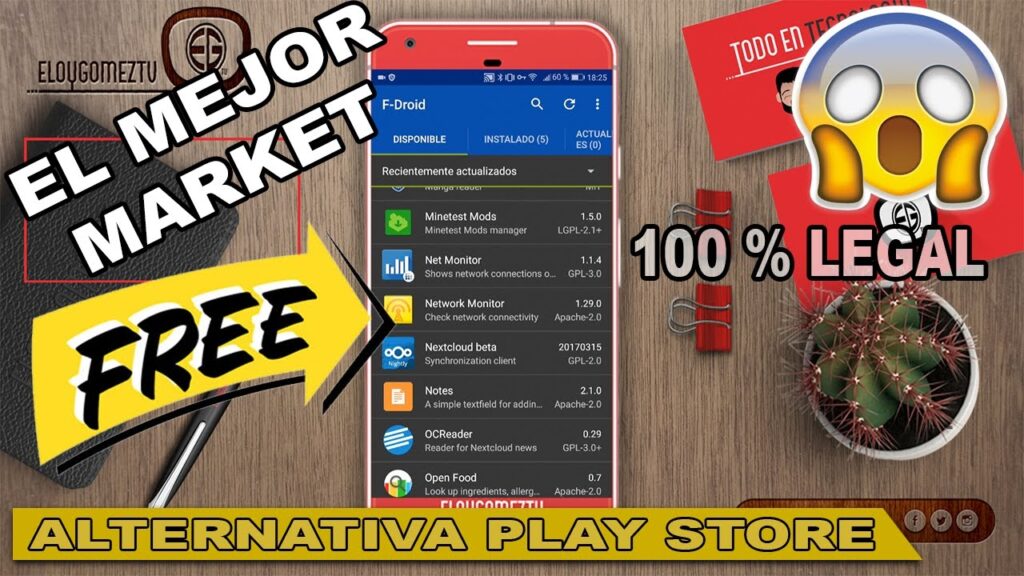PLAY STORE ALTERNATIVO 100% LEGAL - OPEN SOURCE - ANDROID