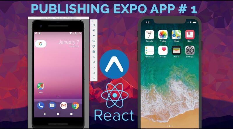 React Native|#1 Publishing Expo.io App - Intro & Building Android App