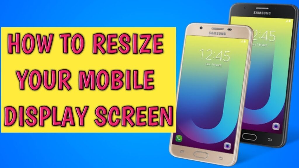 Resize Your Mobile Display screen and Icon | Any Samsung phone | in Android |2019 | in Hindi