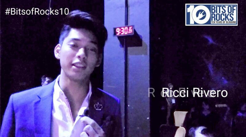 Ricci Rivero for Bits of Rocks' 10TH Year Blog Anniversary