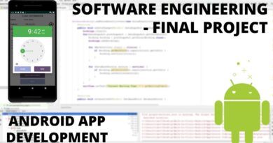 Software Engineering Final Project - Android App Development