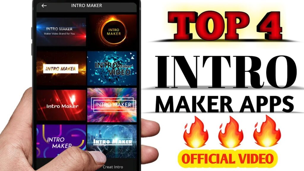 TOP 4 EPIC INTRO MAKER APPS FOR ANDROID 2018 | PROFESSIONAL YOUTUBE INTRO |