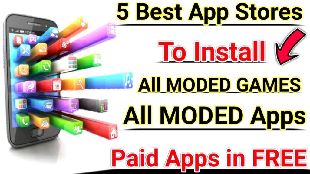 TOP 5 Best App Stores | To Install MODED Apps & MODED Games + PAID Apps in FREE [  2019 ]