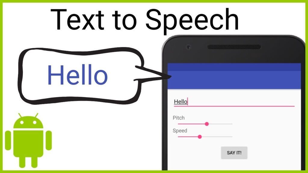 Text to Speech - Android Studio Tutorial