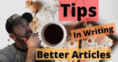 Tips In Writing Better Articles