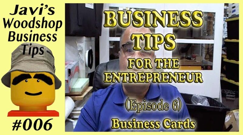 Biz Tips E06 - Proper Use & Design of Business Cards