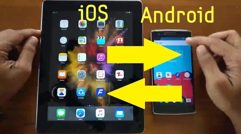 How To Transfer Files Between iOS And Android Devices