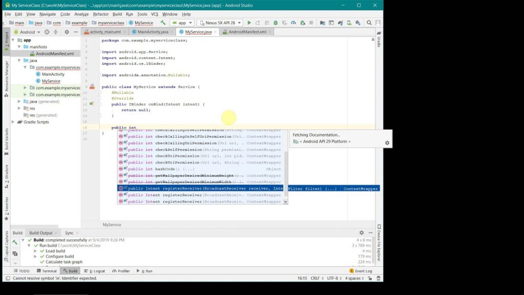 How to create Service class to run a custom alarm clock in your Android? - Complete source code