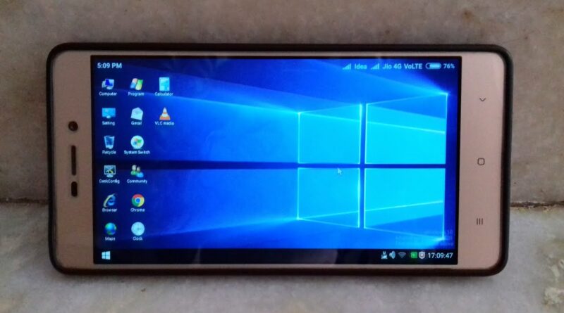 Install & Run Windows 10/7/Vista/XP on any Android device without Root | make Android computer