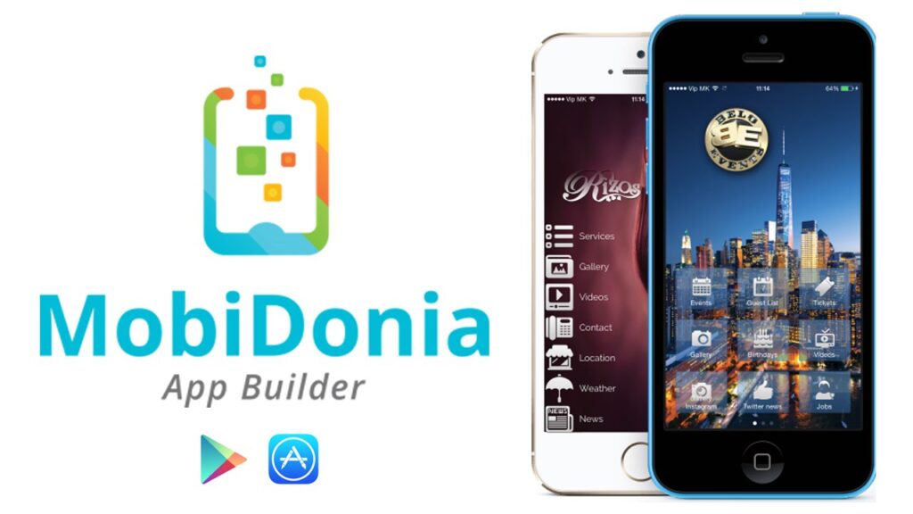 Mobile App Builder For iPhone(iOS) and Android Mobidonia