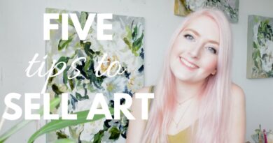 SELLING ART ONLINE | Five Tips to Get Started | Katie Jobling Art