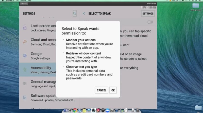 Select to Speak Android Accessibility Feature