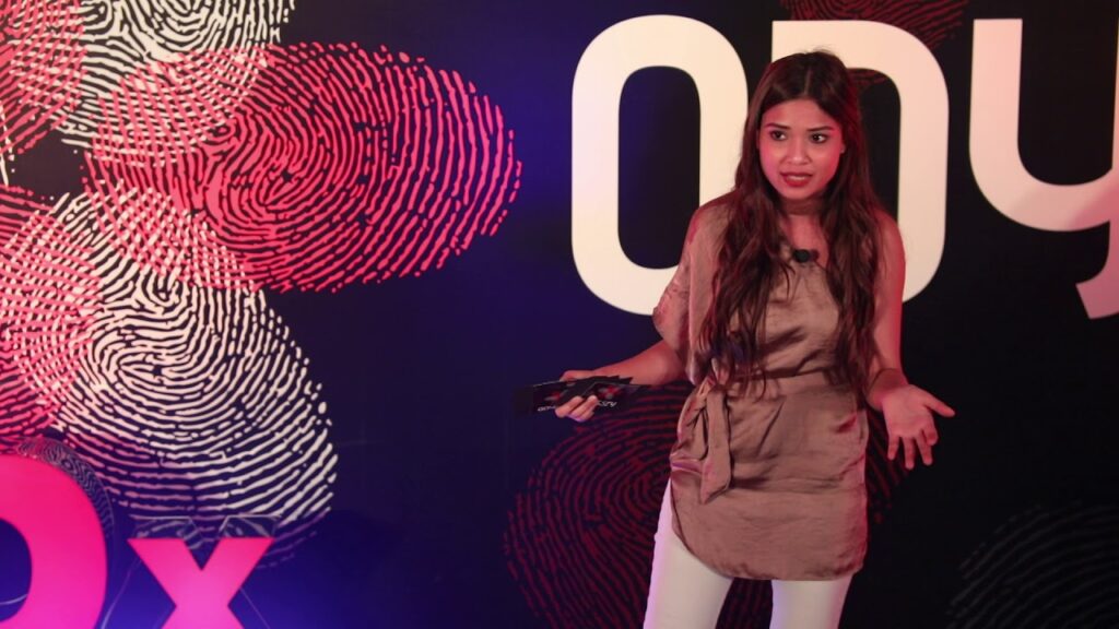 My Curler Coaster Running a blog Journey | Riya Jain | TEDxGLIMGurgaon 1