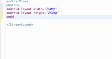 Android Application Development Tutorial - 7 - Creating A Button in XML and Adding an ID