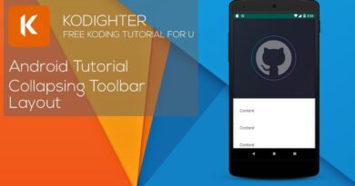 Android Studio Tutorial - Collapsing Toolbar Layout