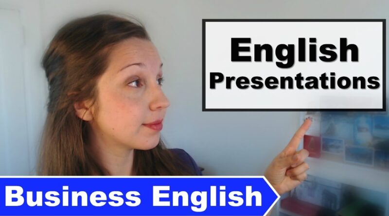 Business English: 3 Presentation Expressions [Advanced Professional English]