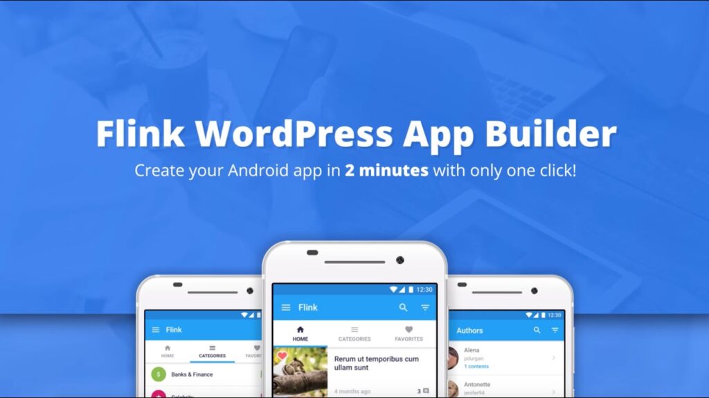 Flink WordPress App Builder