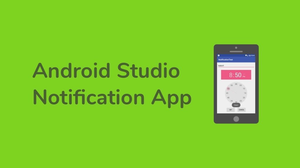 Java ( Android Studio ) - Notification App -