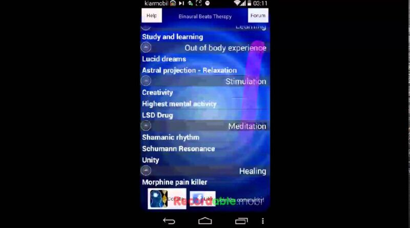 Open Source Android Apps: Binaural Beats Therapy