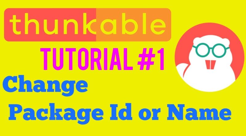 Thunkable Package Id or Name Change Android Tutorial #1 | Inventor/Thunkable/Appybuilder
