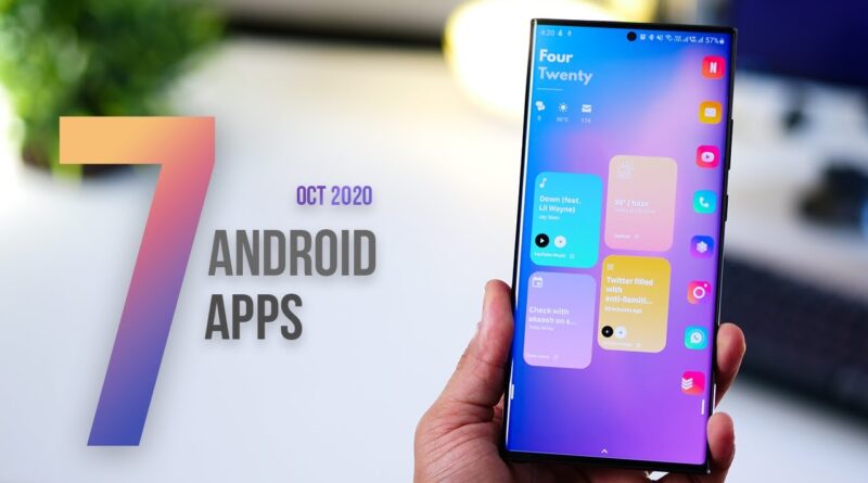 Top 7 Must Have Android Apps - Oct 2020!