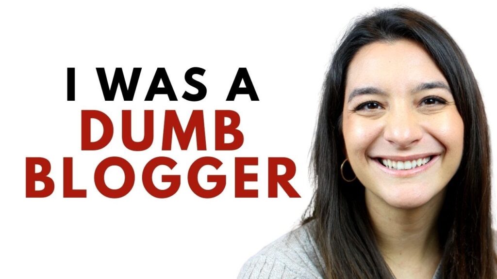The Dumbest Factor I Did as a New Blogger | Running a blog Tips about What NOT to Do in 2021 1