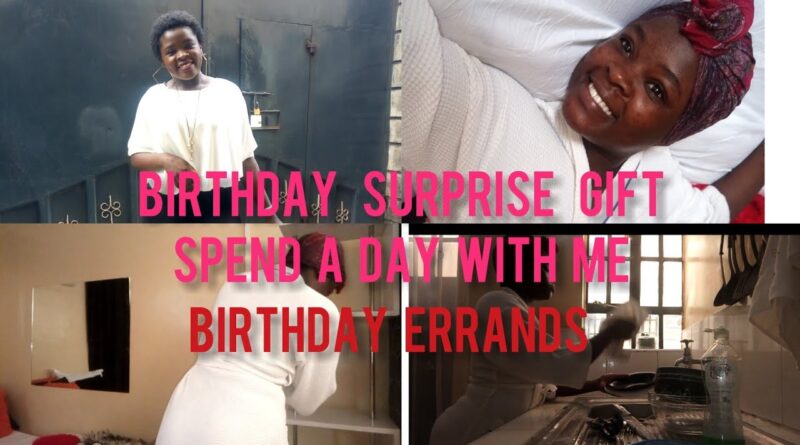 Birthday SURPRISE Present || BIRTHDAY Errands || SPEND A DAY WITH ME VLOG 1