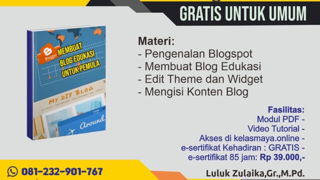 Ahlimedia Professional #3: Pembuatan Weblog Pendidikan - Hari Pertama 1