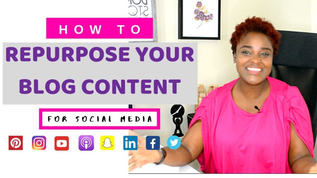 REPURPOSE & RECYCLE YOUR BLOG CONTENT (CREATE CONTENT FROM OLD BLOGPOST) 1