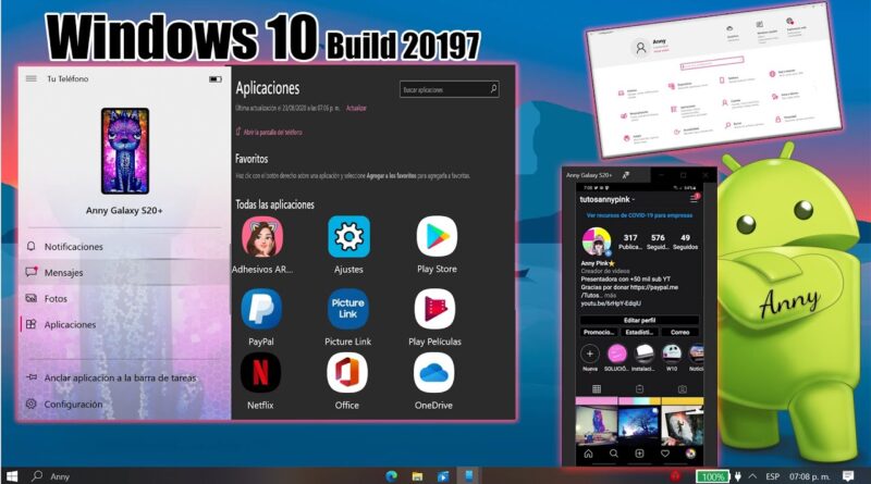 Apps de Android en Windows 10  | Tu Teléfono 2020