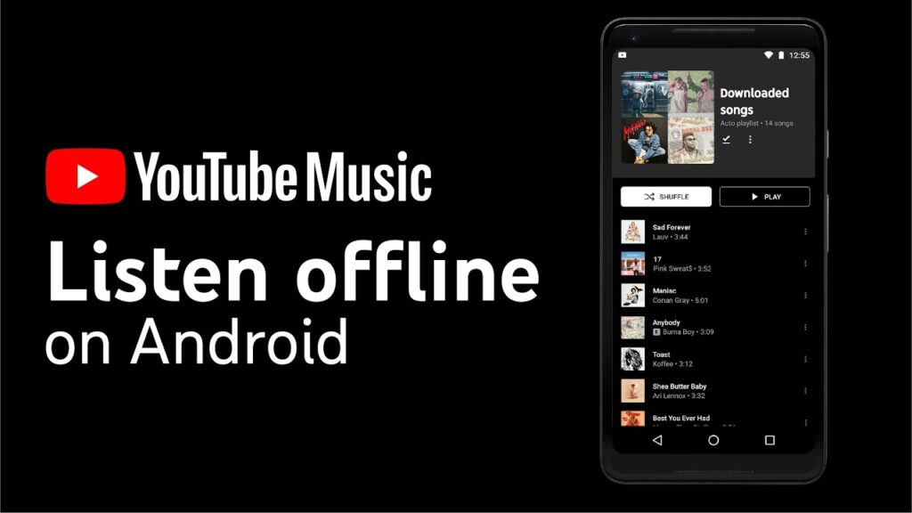 Download music to listen offline with YouTube Music (Android)