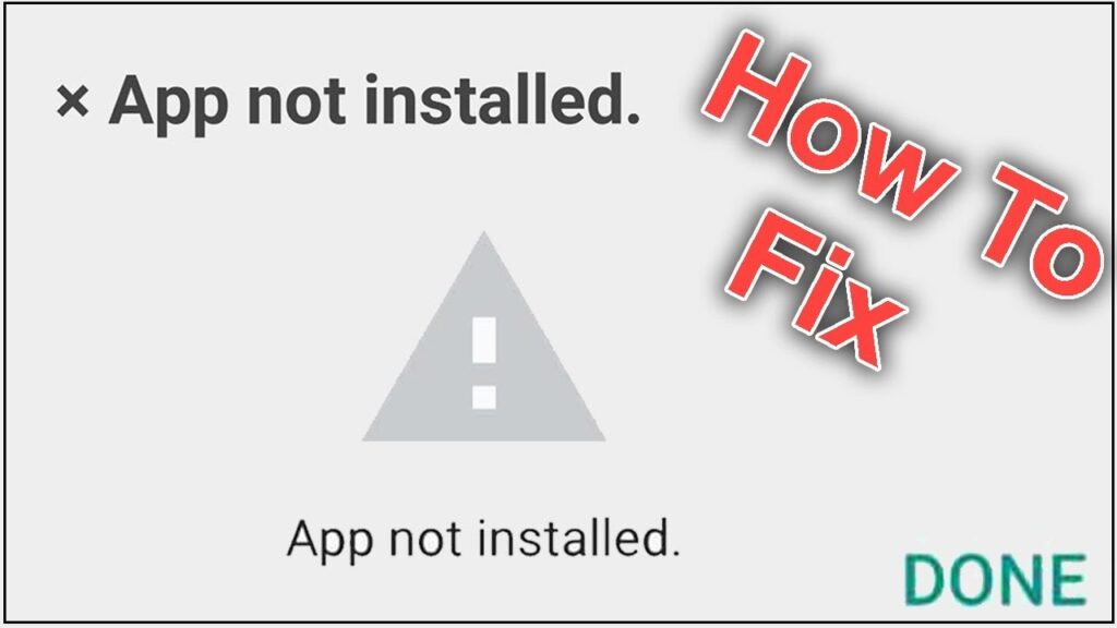 How To Fix Android app Not Installed Problem || app not install error