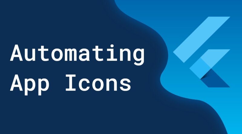 How to Automatically Generate App Icons with Flutter