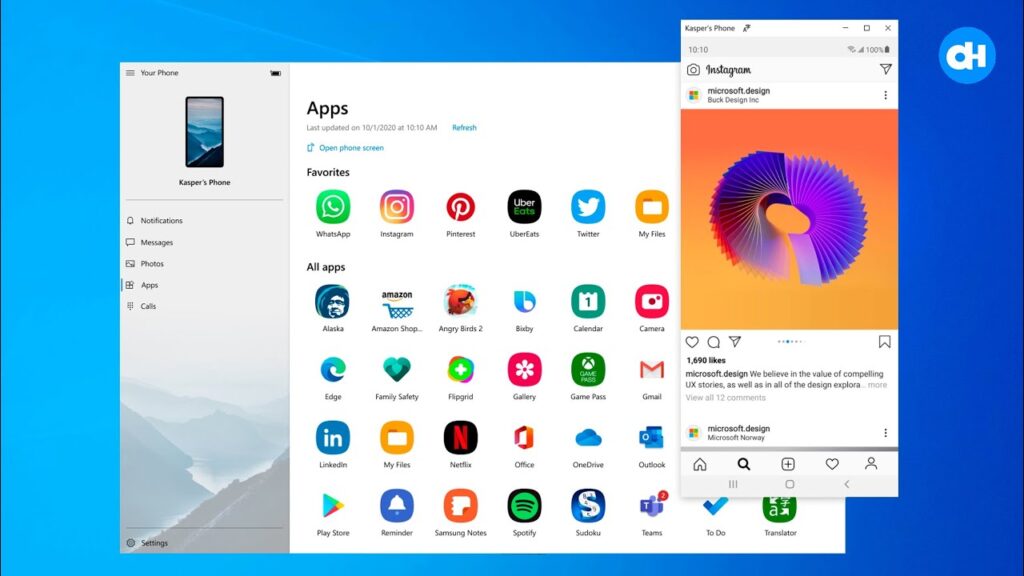 Windows 10 vai rodar aplicativos do Android no App Seu Telefone