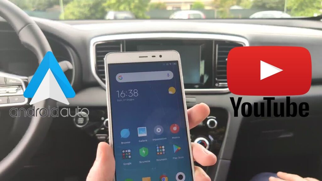 YOUTUBE SU ANDROID AUTO UTILIZZANDO APP FERMATA AUTO