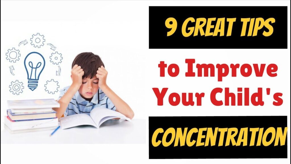 9 GREAT TIPS to Improve CONCENTRATION for Kids | Kreative Leadership