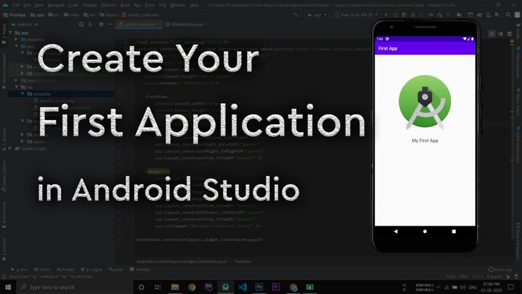 Creating First Application In Android Studio