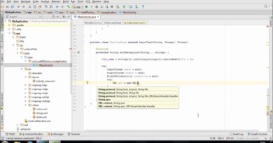 Develop simple File Downloader in Android Studio