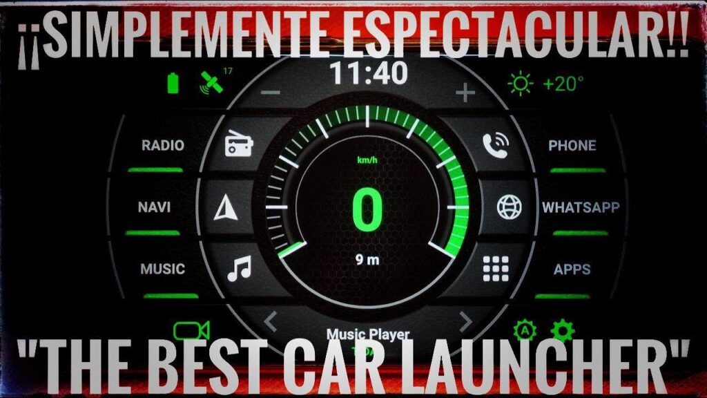 El mejor Car Laucher para Android. ¡Todo un Panel de Control para tu automóvil!