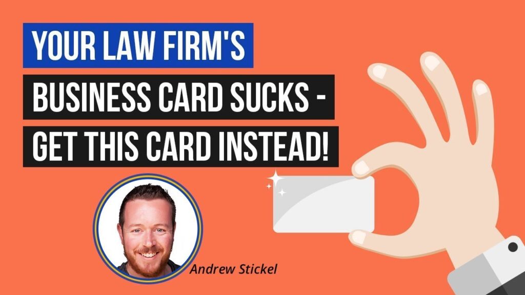 Lawyer Marketing Advice for 2019: Your Law Firm's Business Card Sucks