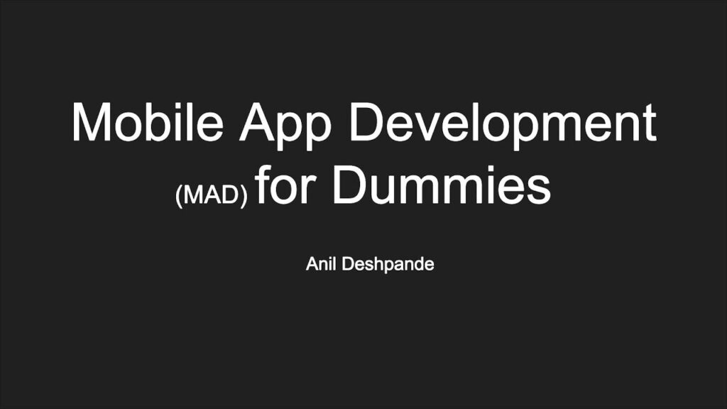 MAD for Dummies - Part 1