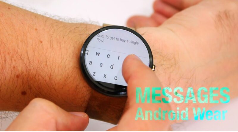 Messages for Android Wear: Hands On with a fiddly onscreen keyboard