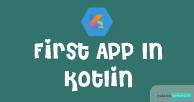 My First Android App in Kotlin | Android Studio