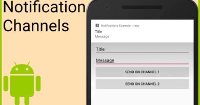 Notifications Tutorial Part 1 - NOTIFICATION CHANNELS - Android Studio Tutorial