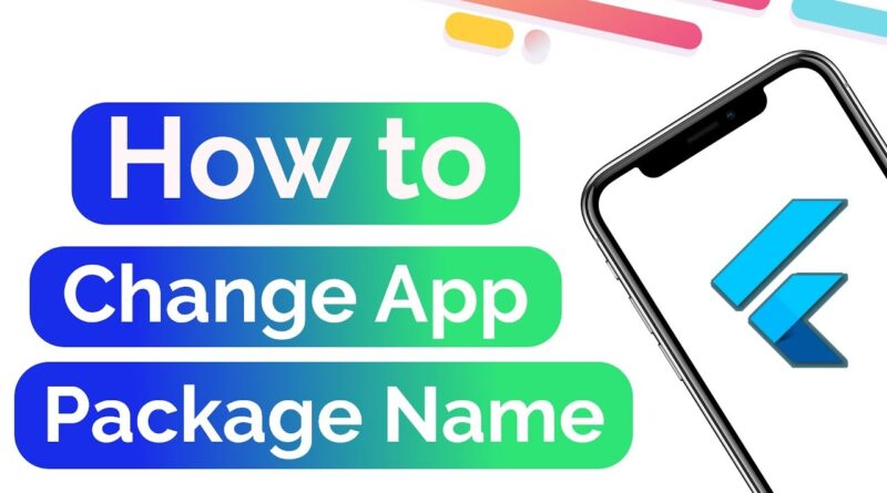 how to change App Package name Or Application ID in flutter [Easy Way]