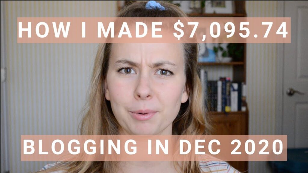 Running a blog Earnings Report: December 2020 1